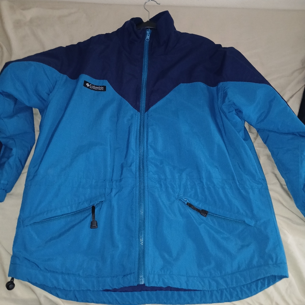 Columbia Blue and Navy Jacket